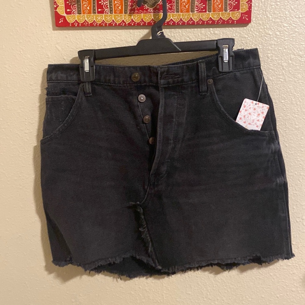 Free people Jean skirt